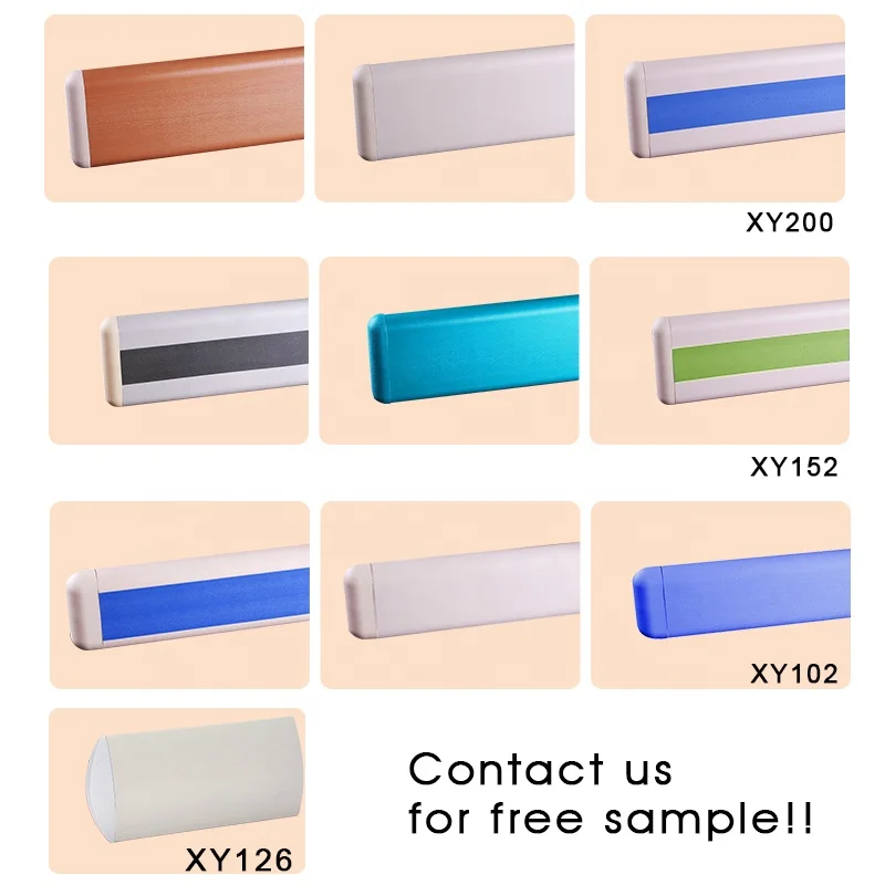 wall bumper chair plastic hospital rubber wall guard protector