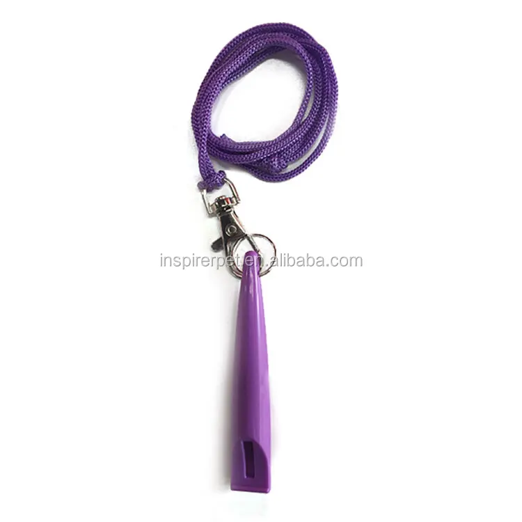 
Flat Plastic Pet Training Whistle 