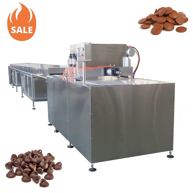 400MM Conveyor Belt Width Chocolate Drops Extruder Chocolate Chips Depositing Machine