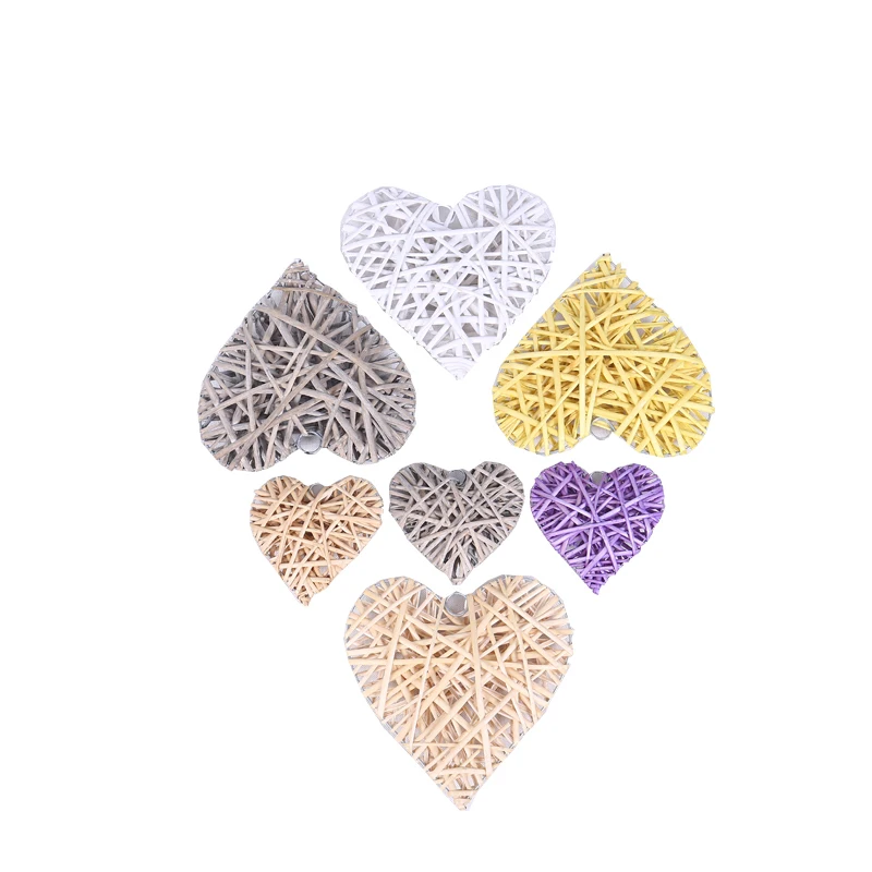 Heart Shape Willow Crafts Wicker Wedding Decoration & Gift 100% Handmade Willow Decoration Customized Custom Size