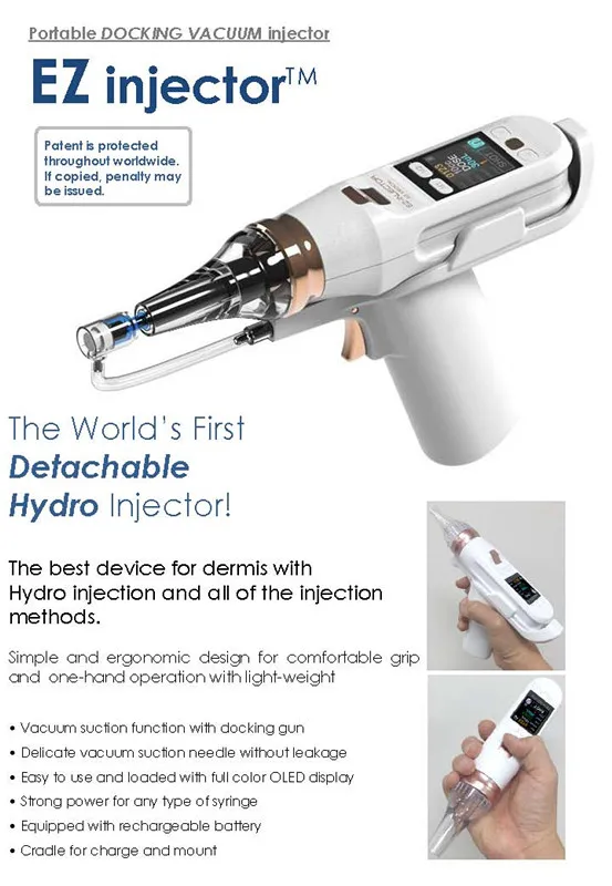 2018 portable EZ injection mesogun /ez injector mesotherapy gun machine