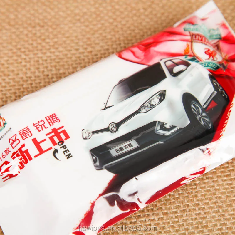 Multi piece car auto cleaning wet wipes/wet tissue