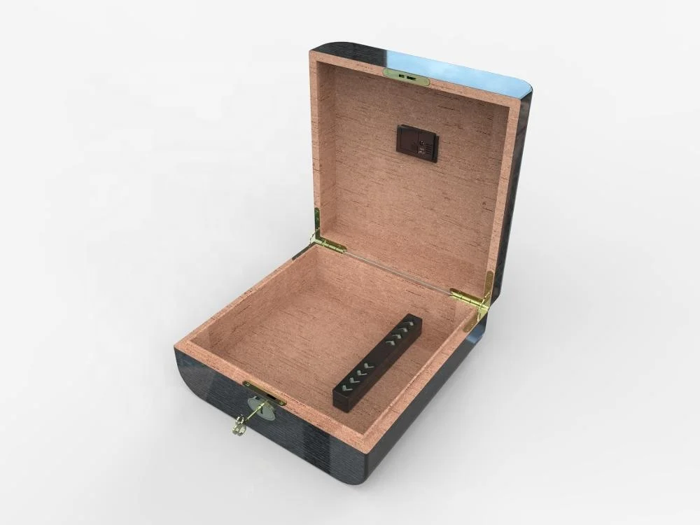 Кедровый деревянный хьюмидор с контролем температуры с цифровым гигроскопом