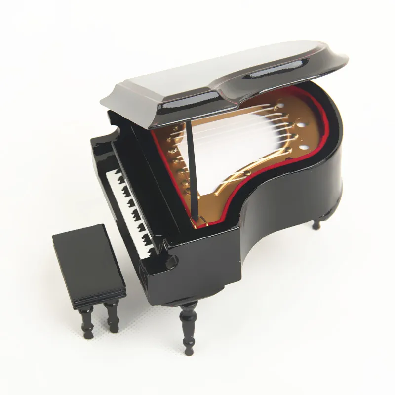 mini grand piano model craft  mini model birthday gift mini piano music box piano