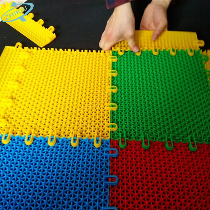 
Plastic PP Interlocking modular outdoor playground flooring 