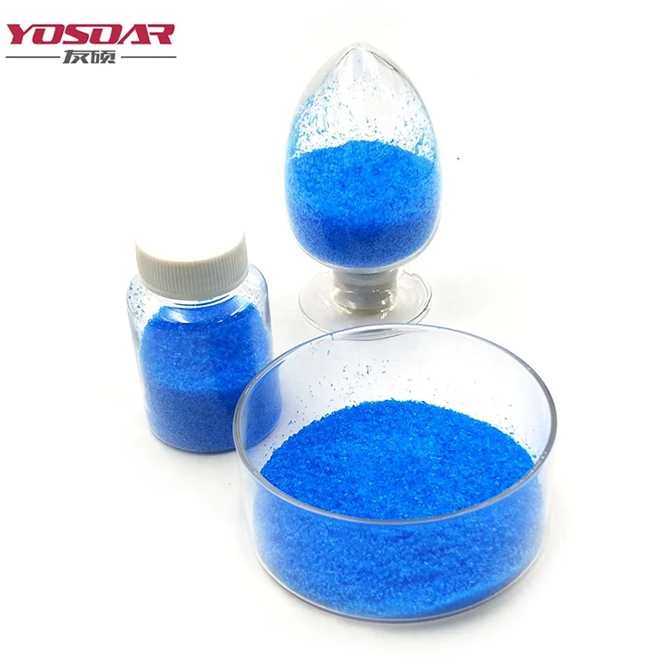 Factory Price Colouring Cement And Plaster Use 98% Copper Sulfate With MSDS Certificate