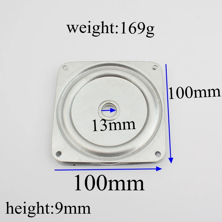 Мебельные гарнитуры из 4 дюйма свободного покроя с плиты шарикового поворотного подшипника ТВ стойки деревянный стол металла ленивый Сьюзен поворотной платформы