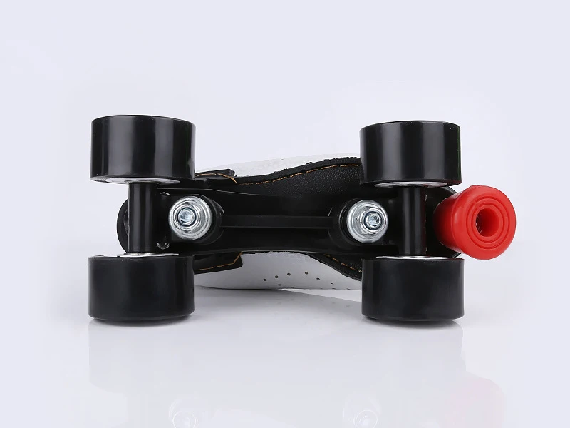 Hot sale Wholesale Roller rink rental pu 4 big wheels quad roller skates shoes for male and female