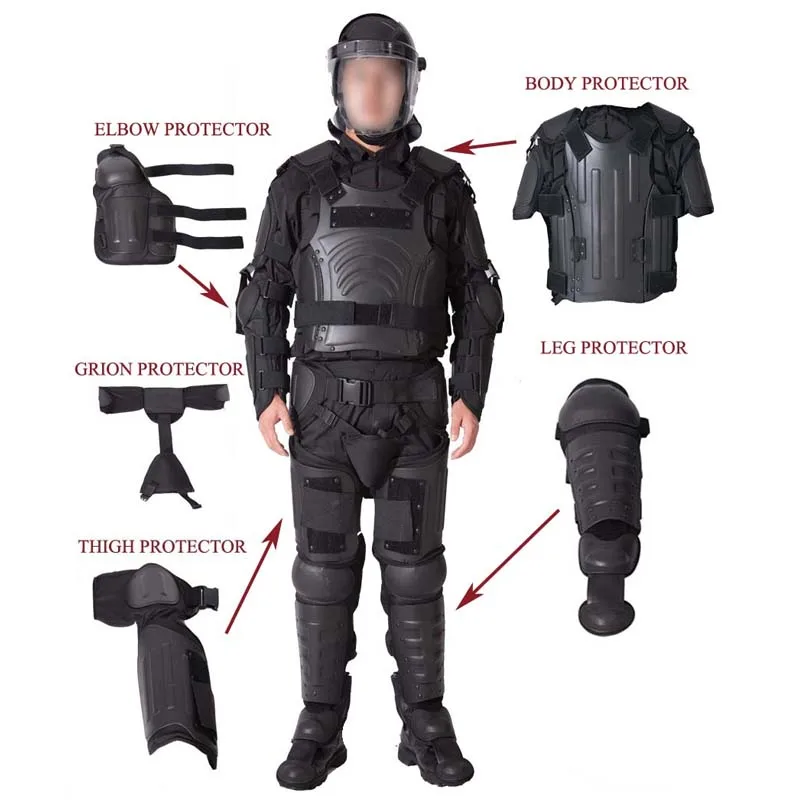 Self Defense use Light weight high protection full body riot suit Security Riot Gear