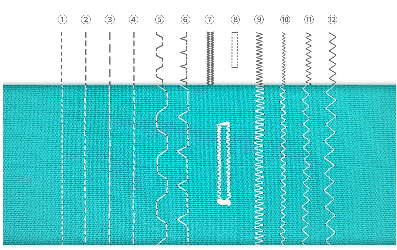Huafeng FHSM-505 domestic T-shirt pattern zigzag sewing machine