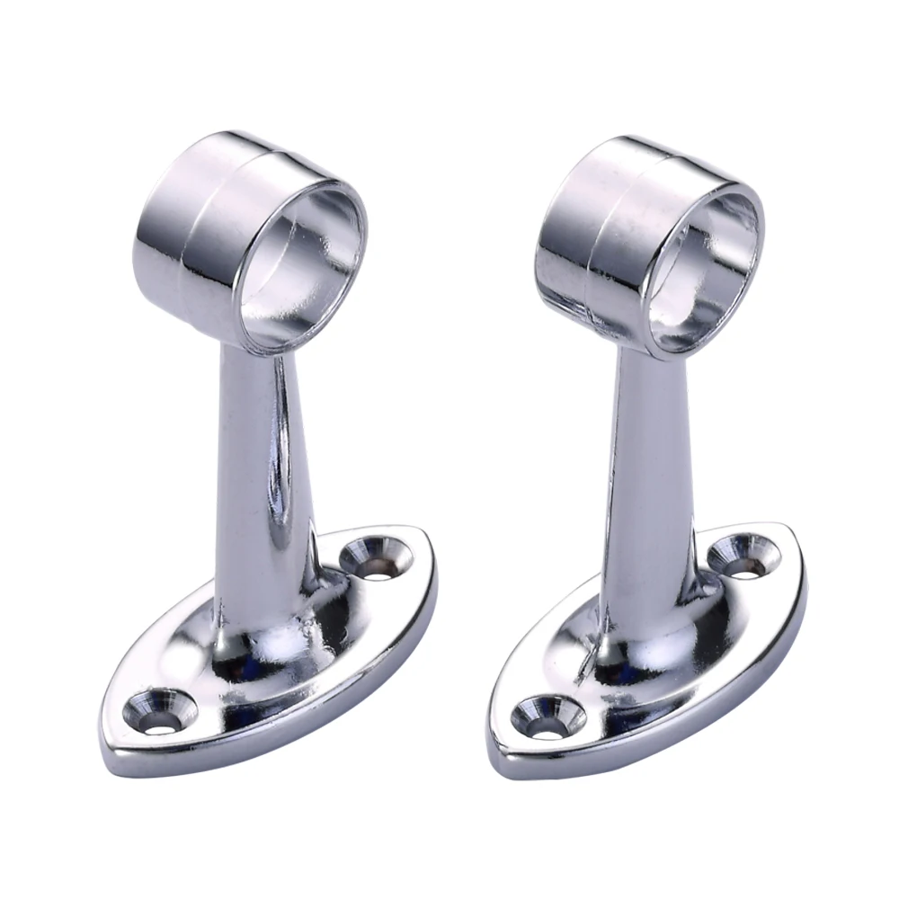 Heavy Duty Chrome Closet Rod Bracket