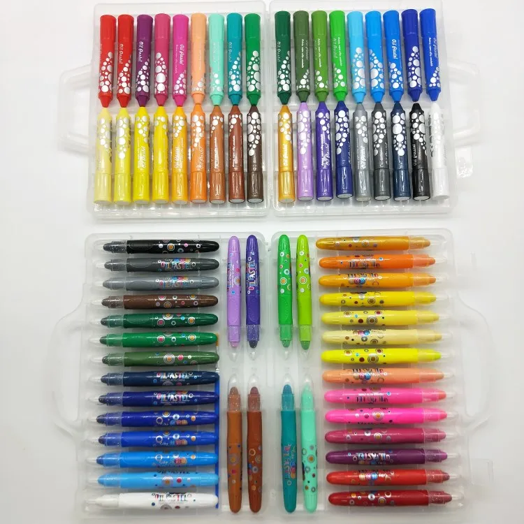 oil pastel manufacturer factory price 18 colours silky wax multicolor oil pastel art