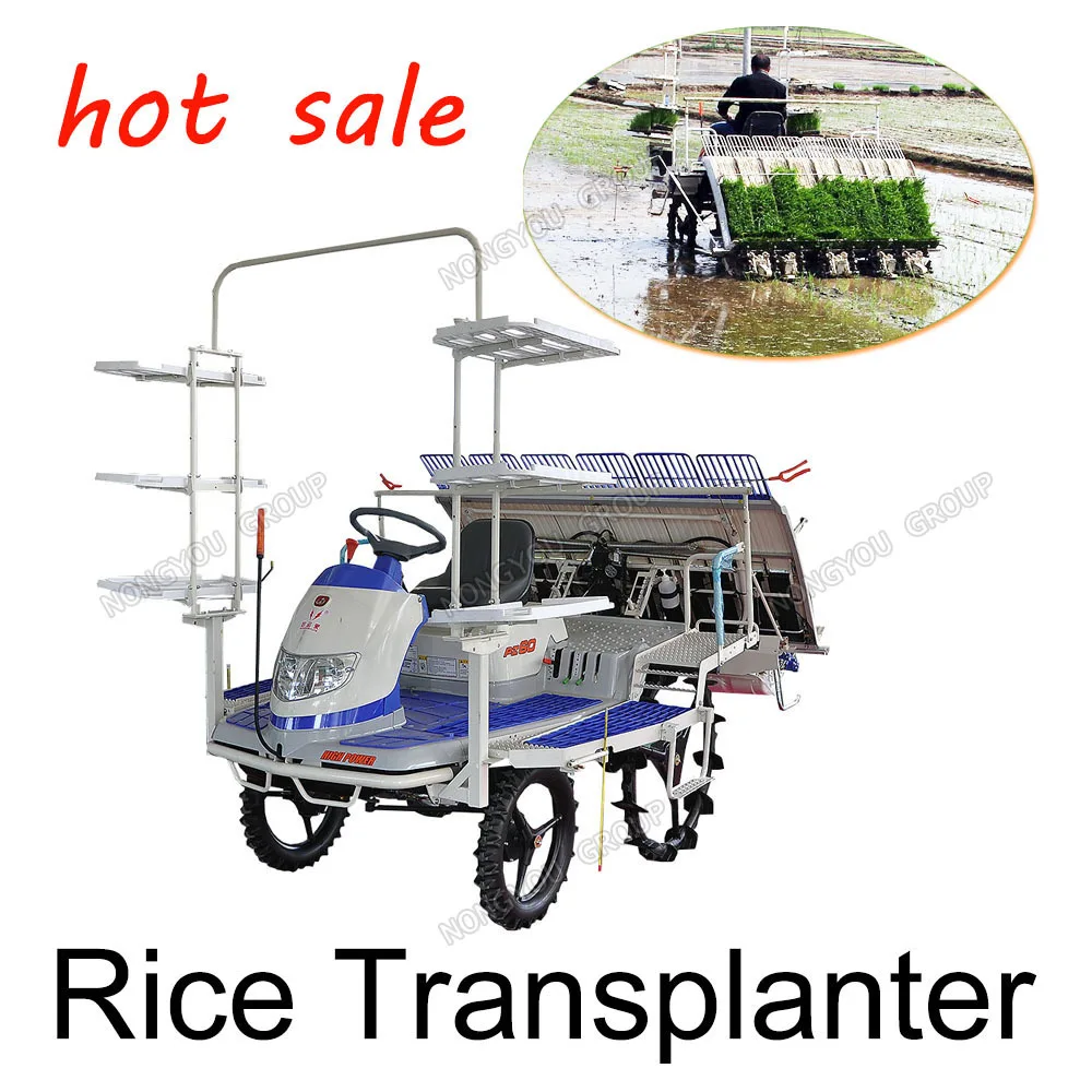 Manufacture Planting Machine Rice Transplanter Machine China Factory Planting Rice Machine 6 Rows 2Z-6B2