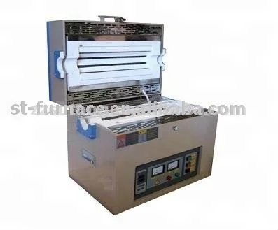 1200C vacuum tube furnace with K type thermocouple