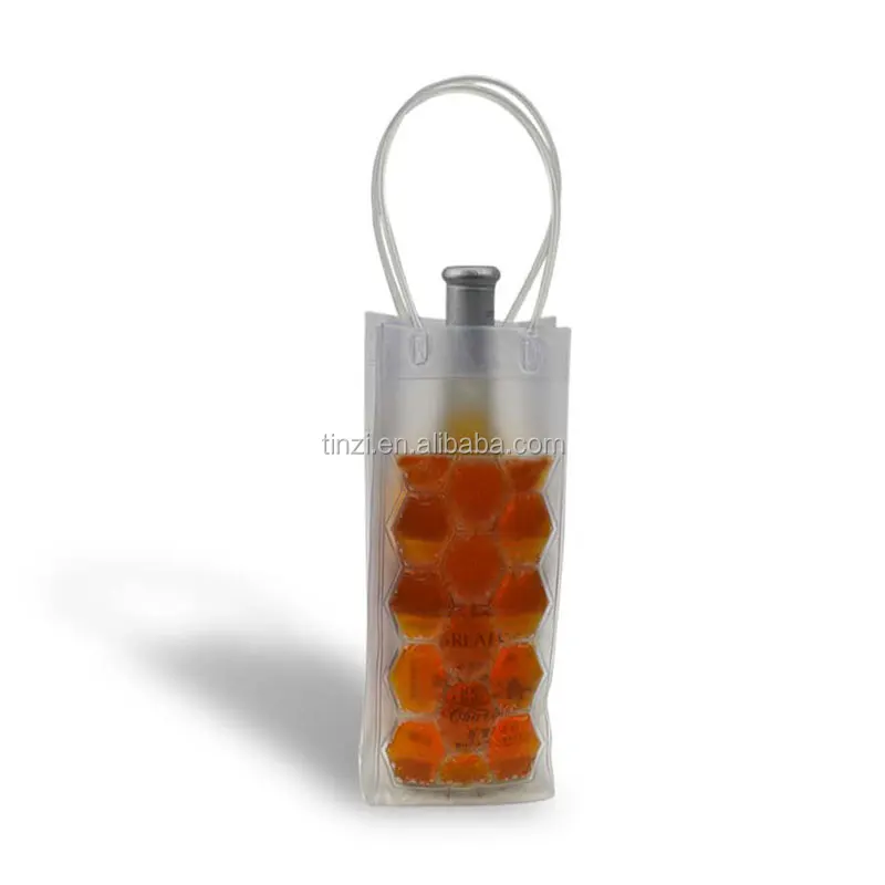 Portable Iceless Plastic Wine Beer Cooler Chiller Bucket with Handle