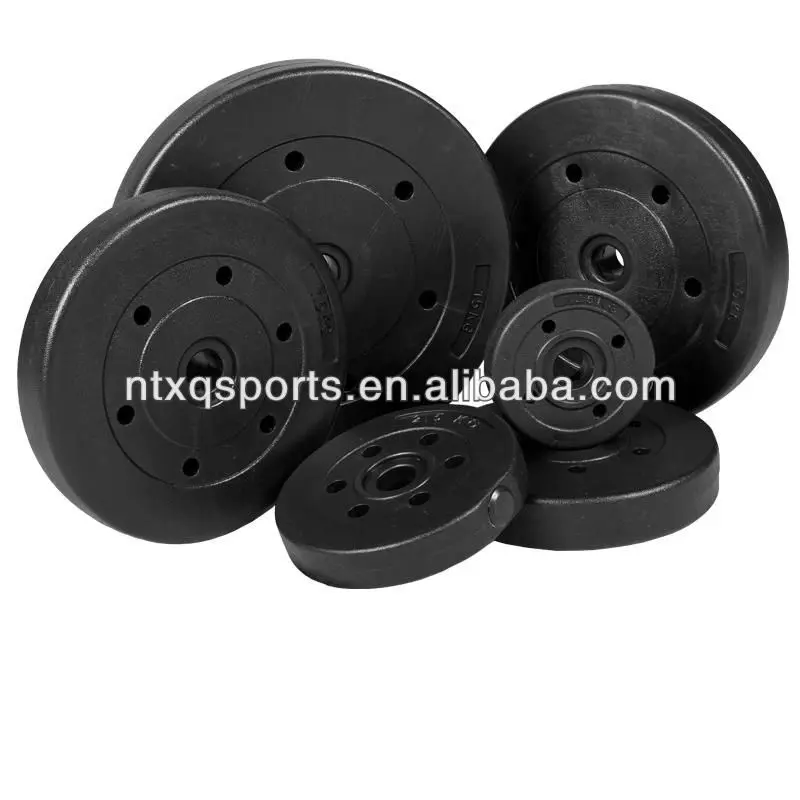 
Chinese product quality and cheap fitness plastic dumbbell 