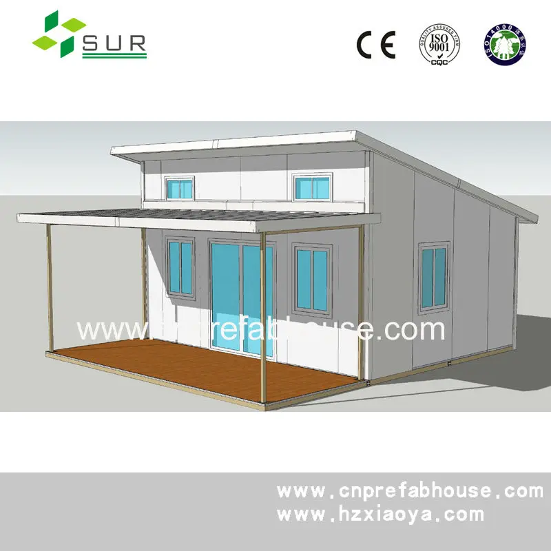 Modern economical simple EPS sandwich panel modular prefabricated houses