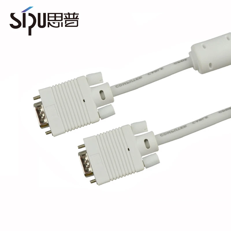 
SIPU Factory price 15m vga to vga cable 3+4 stranded cu 