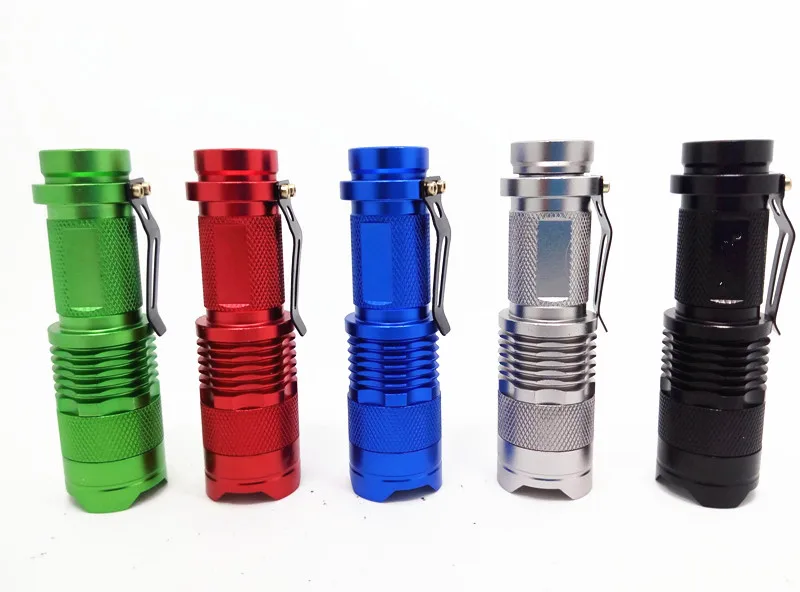 Bright Mini Tactical LED Flashlight Perfect for Security, Tactical and General Use Zoom Function and 3 Light Modes