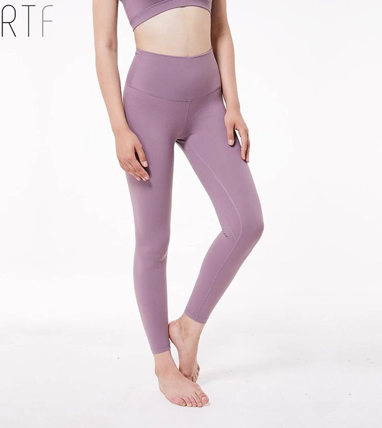 Custom high quality yoga clothing recycled fitness leggings with RPET fabric
