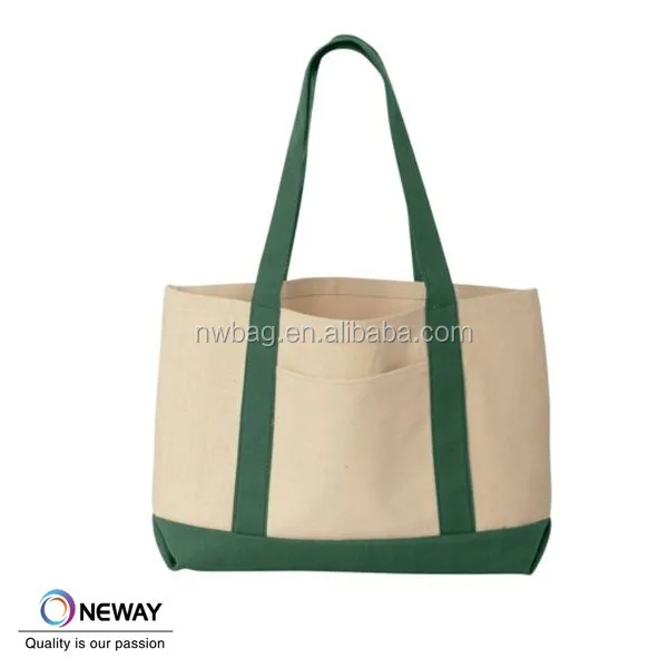 
Cotton Canvas Boat Tote Bag /heavy duty shopping bags 