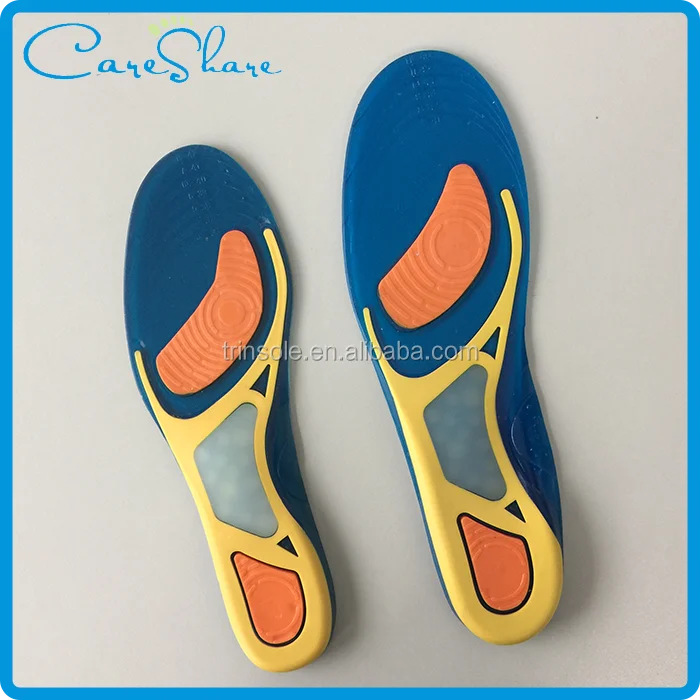 Ортопедические подошвенный фасциит Арка Поддержка гель ортопедические стельки