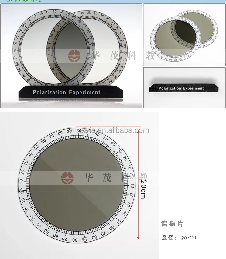 HM-PO055 Polarization experiment Polarizer analyzer