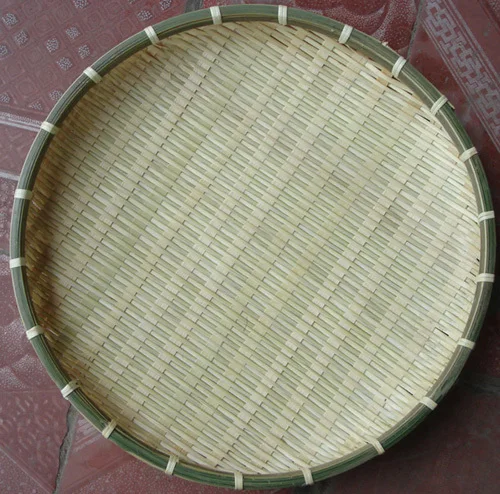 Bamboo basket weaving