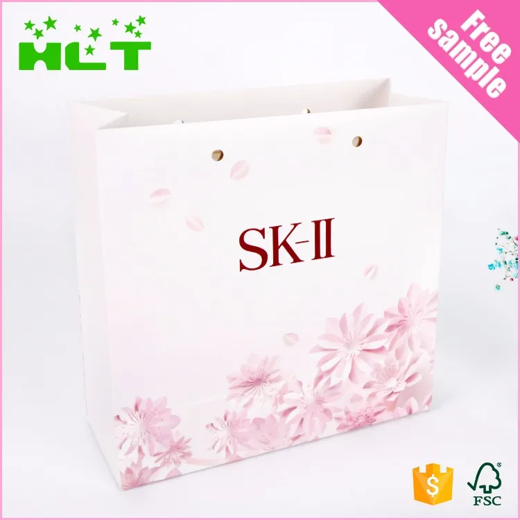 Пользовательский логотип, перерабатываемая ручная упаковка, пакет из крафт-бумаги, сумка для покупок с ручкой