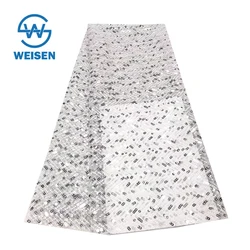 White Wedding Spandex Shimmering Roll Wholesale Silver Sequin Lace Fabric 5 Yard