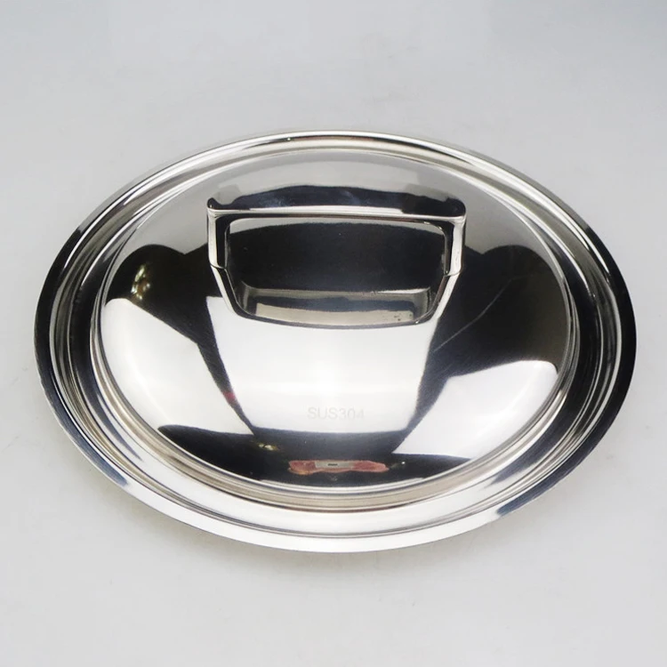 Stainless steel soup stock biryani cooking pot, 304 high quality cookware