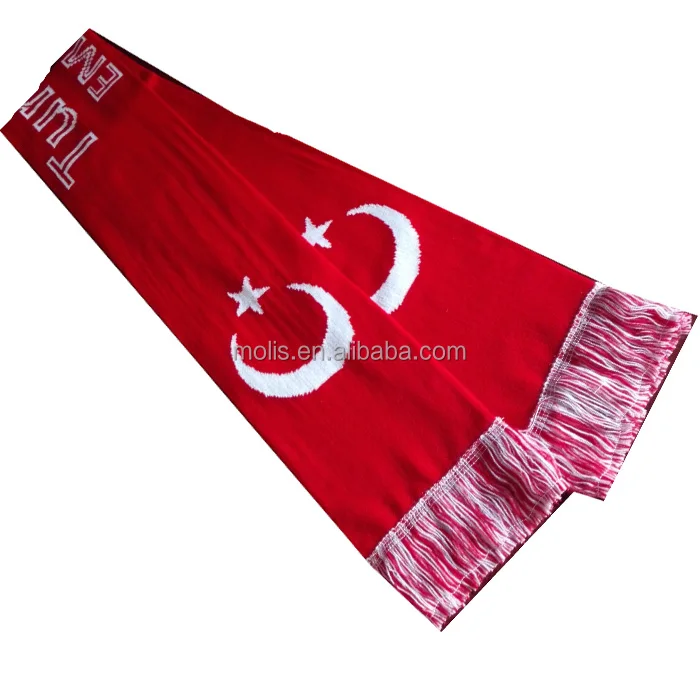 Дизайнерский шарф для поддержки футбольной команды