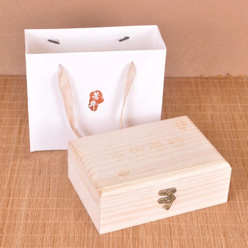 
2018 Factory Custom Sample Free Luxury Empty Nature Wood Tea Box 