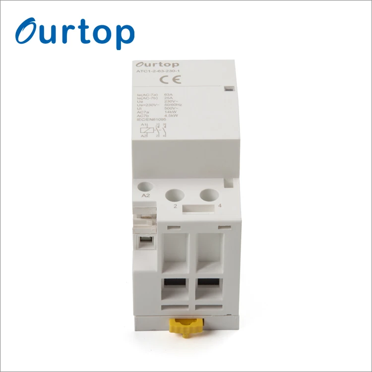 OURTOP высокое качество контакторы управляющее напряжение 220 В ~ 240 В 2 полюса контактор переменного тока