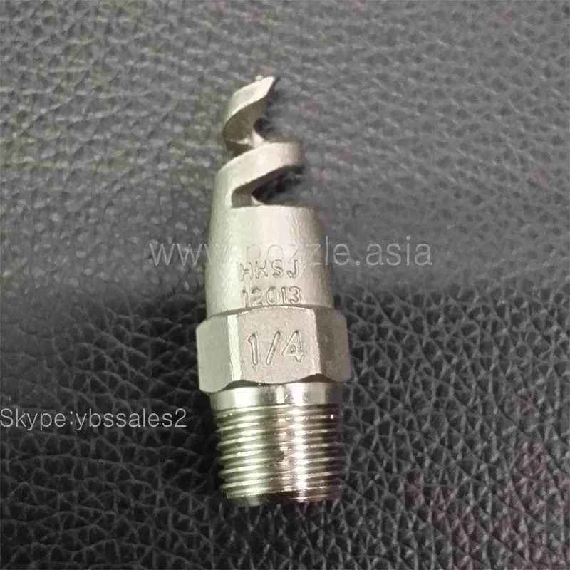 Sandblasting spiral nozzle