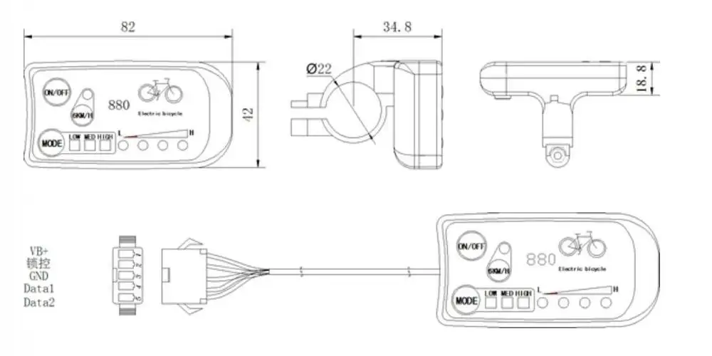 36/48V 250/350/500 Вт Электрический велосипед Скутер с бесщеточным двигателем 9 Mosfet синусовое управление с цветными KT светодиодный дисплей регенерации