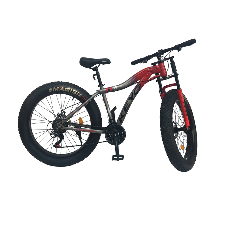 DOUBLE Shoulder shock  front fork 26 inch  26*4.0 fat tire mountain bike bicycle