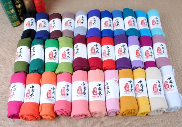 Viscose pashmina scarf wholesale fashion cotton women Large size solid color  women voile scarves super September