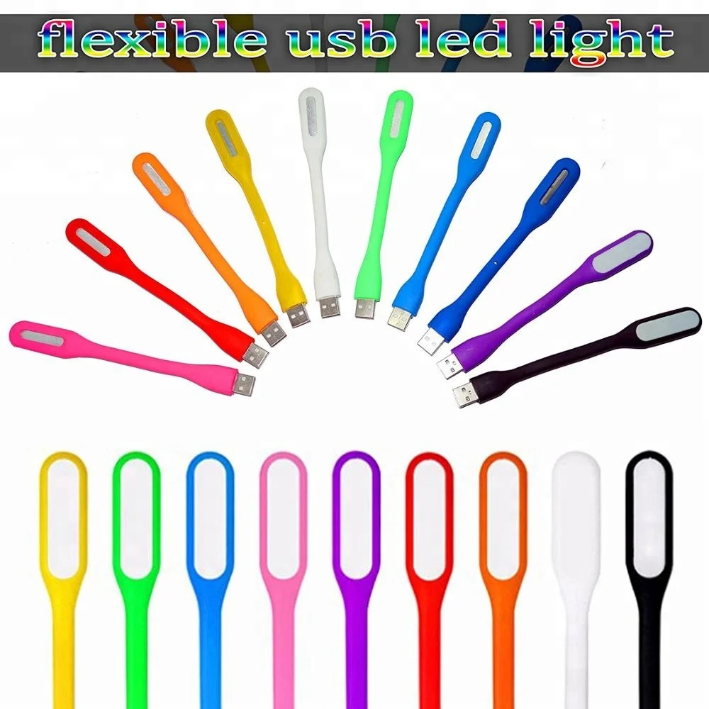 Mini Flexible LED USB Light Lamp Portable For Power Bank Computer PC Notebook