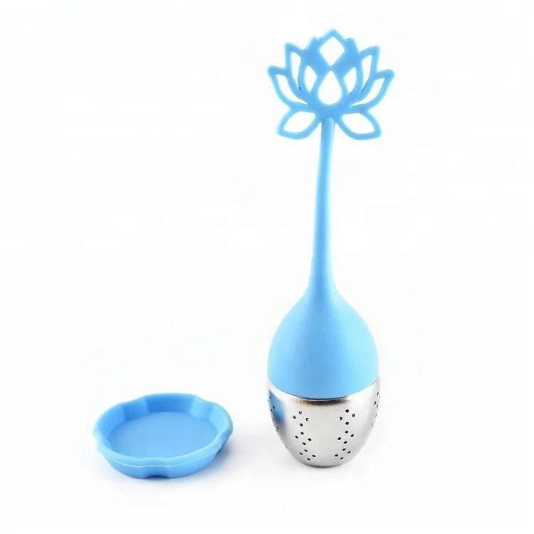 OEM ODM Portable Ball-Shaped Tea Leaker Stainless Steel Set for Tea Making Kitchen Supplies with Silicone Filter Tea Bag