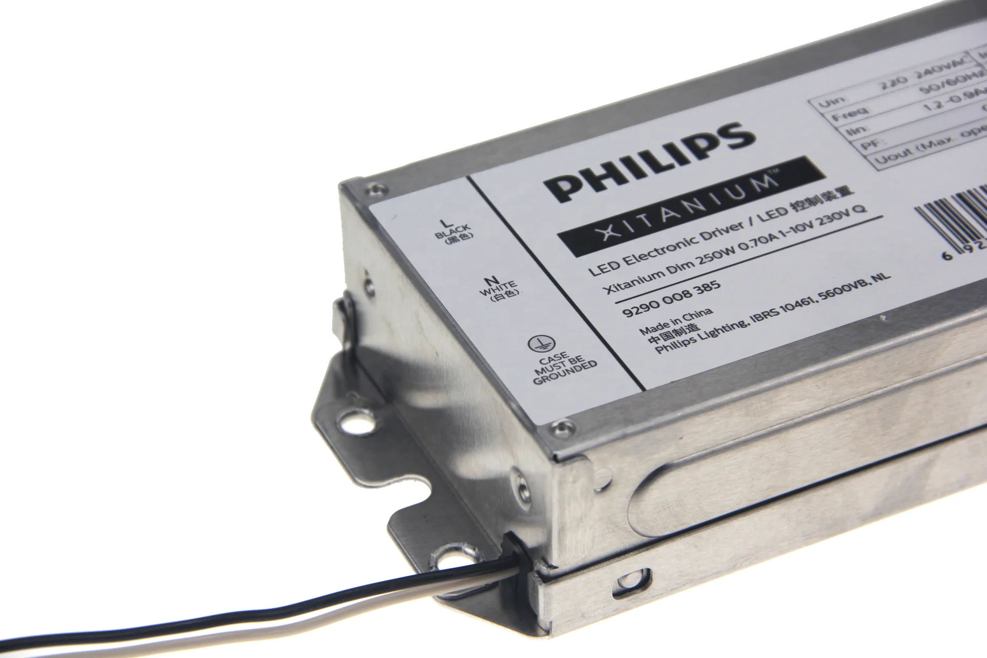 PHILIPS LED driver power supply 929000838508 Xitanium 250W 0.70A 1-10V 230V