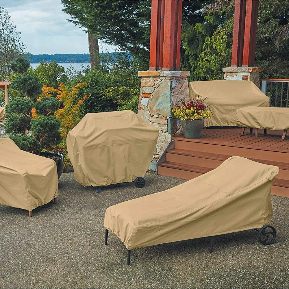 
Poly Oxford Furniture Cover Waterproof Patio Furniture Cover for Outdoor Chair 