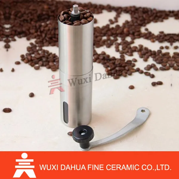 Small order with customized laser logo high quality self price metal coffee grinder homemade coffee grinder