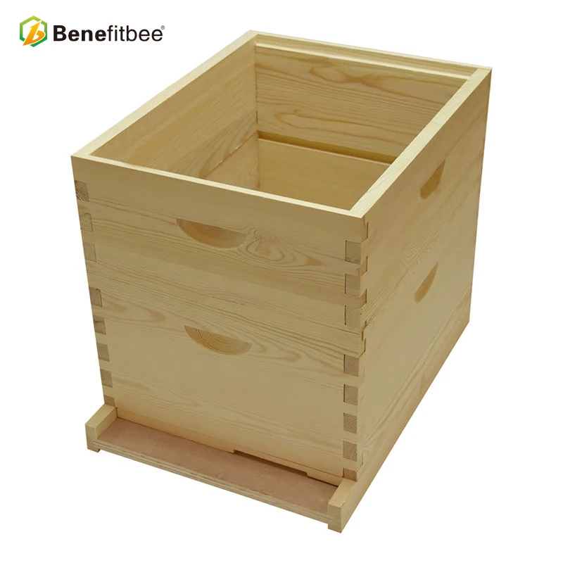 Wholesale Bee Langstroth Beekeeping Wooden Beehive Box  For Beekeeping Kit