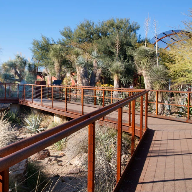 Стальная конструкция под старину металлический мост для садового