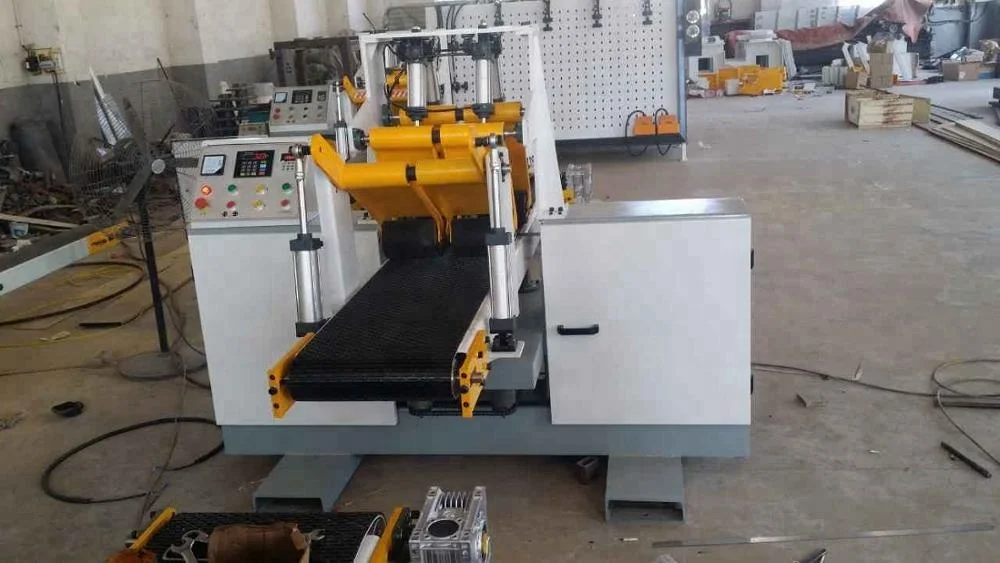 Wood cutting horizontal cnc band saw machine