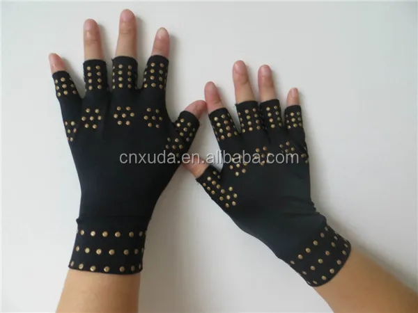 Компрессионные перчатки для артрита медные