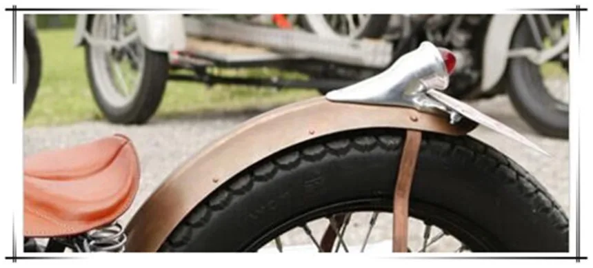 Vintage old school Crocker Style LED custom Motorcycle Tail Light