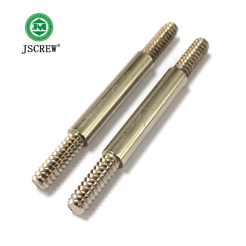 m6 good quality double sided headless wood screw