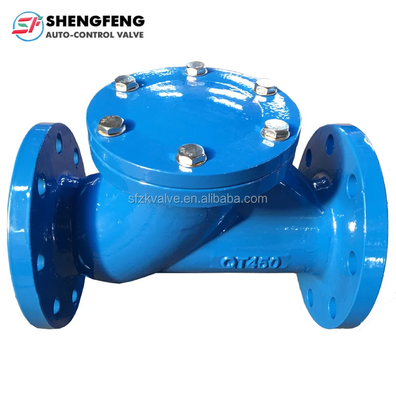 HQ41X PN16 GGG50 водяной резиновый шаровой обратный клапан